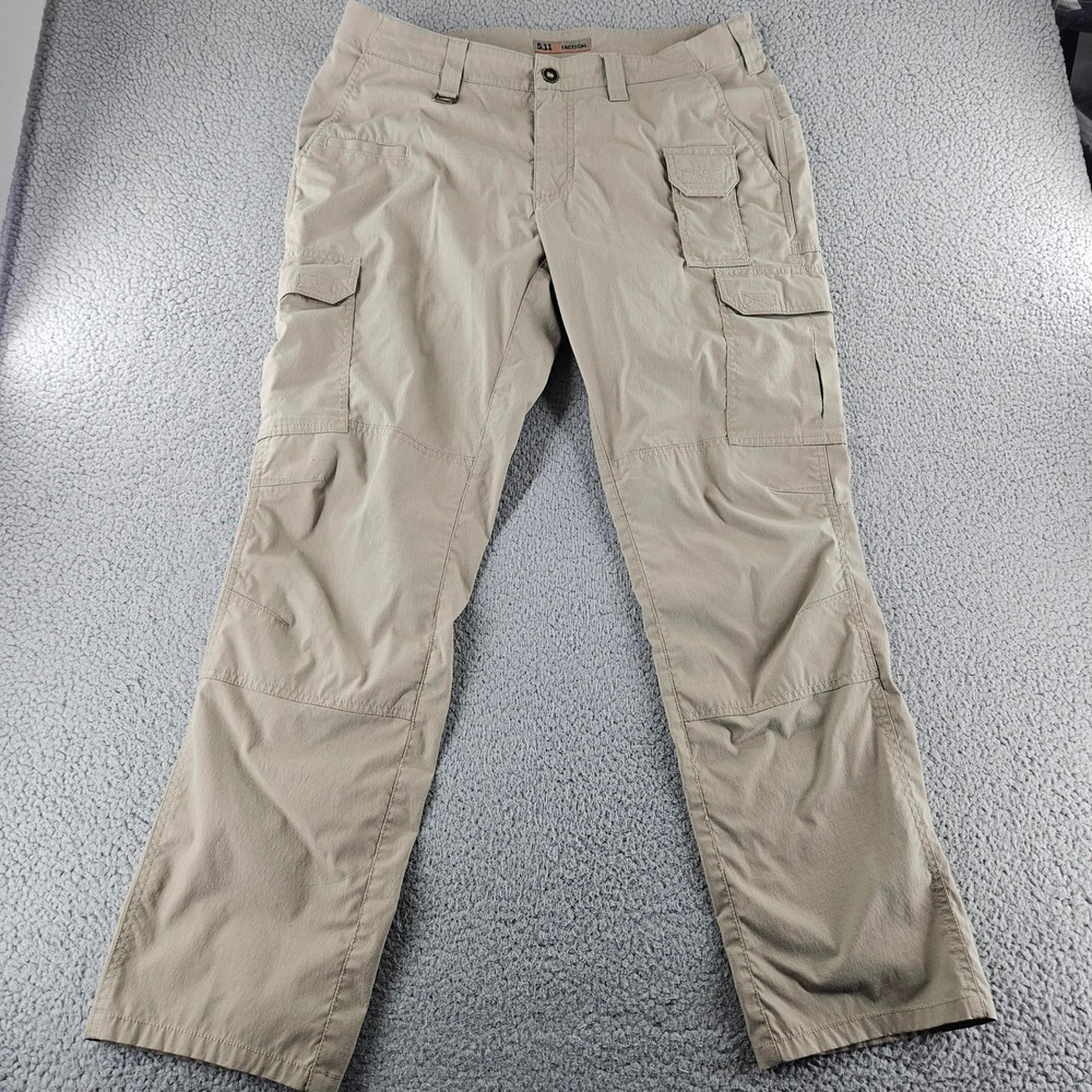 5.11 Tactical Pants‎ Men 36x32 Khaki Cargo Pockets Utility Outdoor Workwear